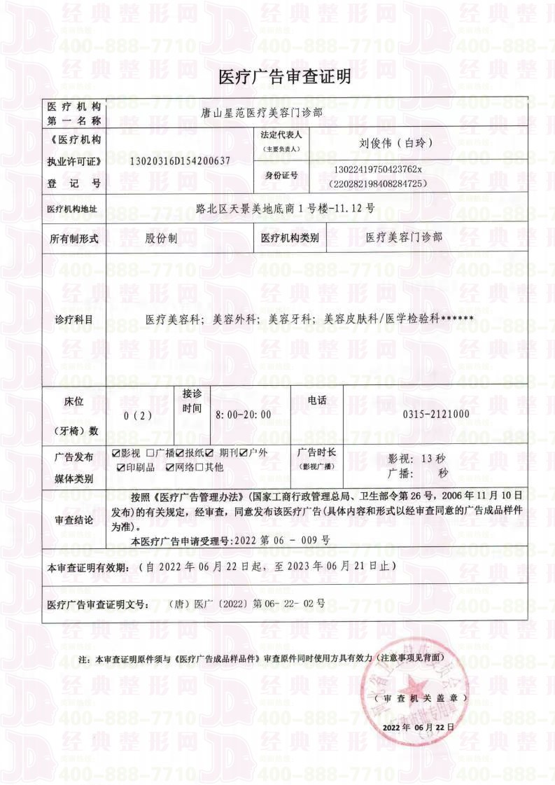廣審表