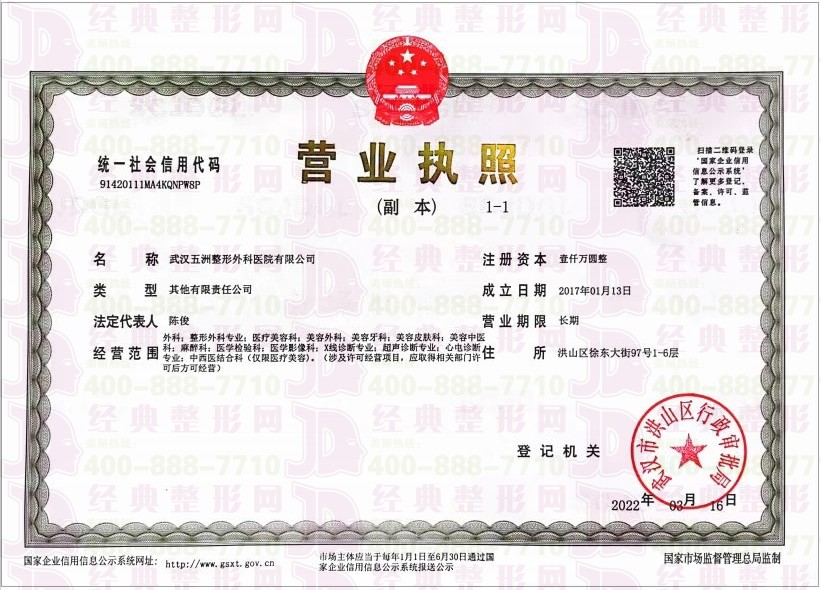 武漢五洲營業執照