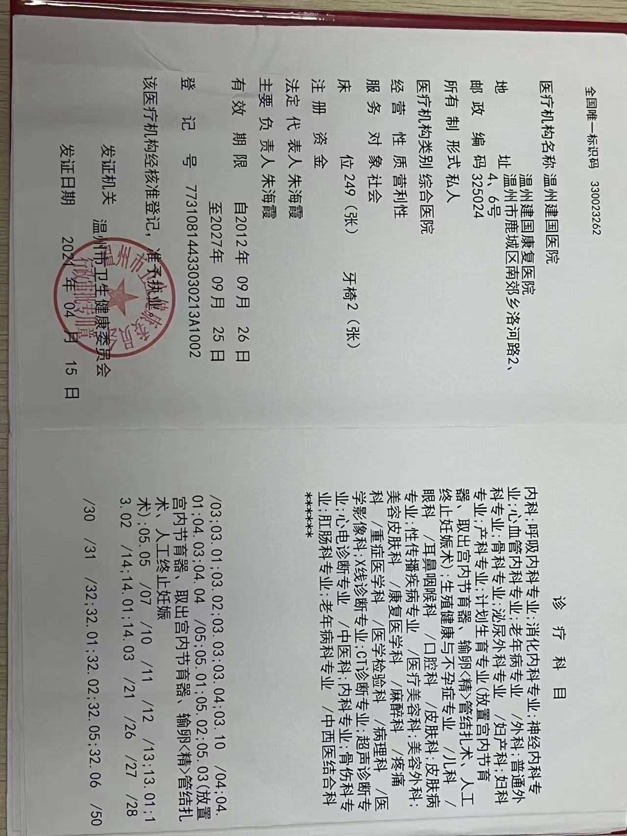 執(zhí)業(yè)許可證
