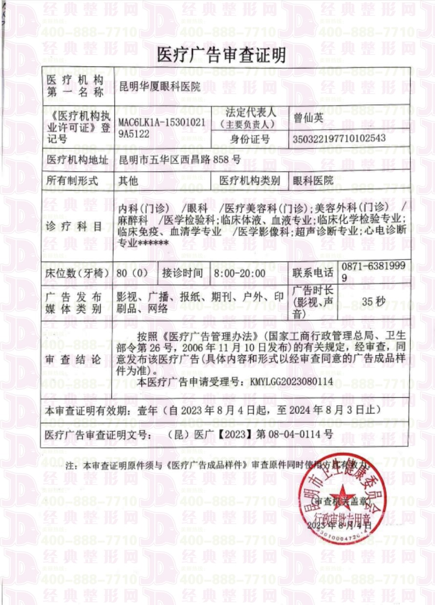醫(yī)療廣告審查證明