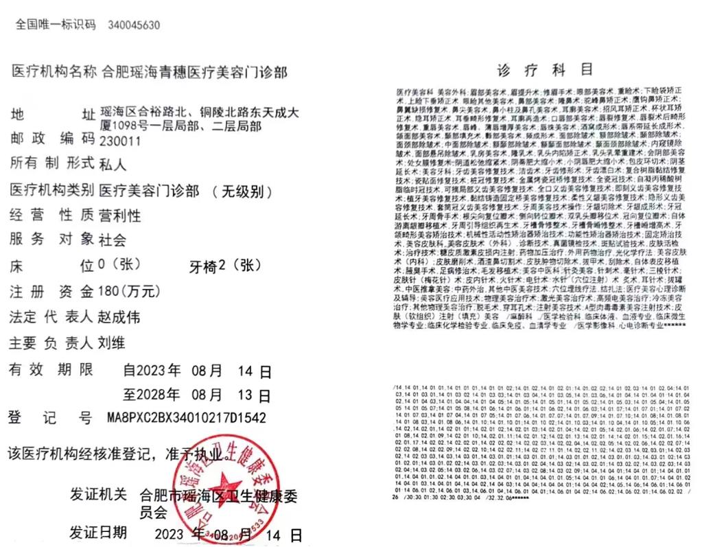 醫(yī)療機(jī)構(gòu)執(zhí)業(yè)許可證