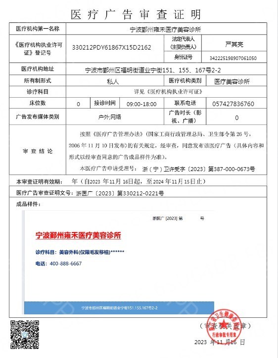 醫療廣告審查證明