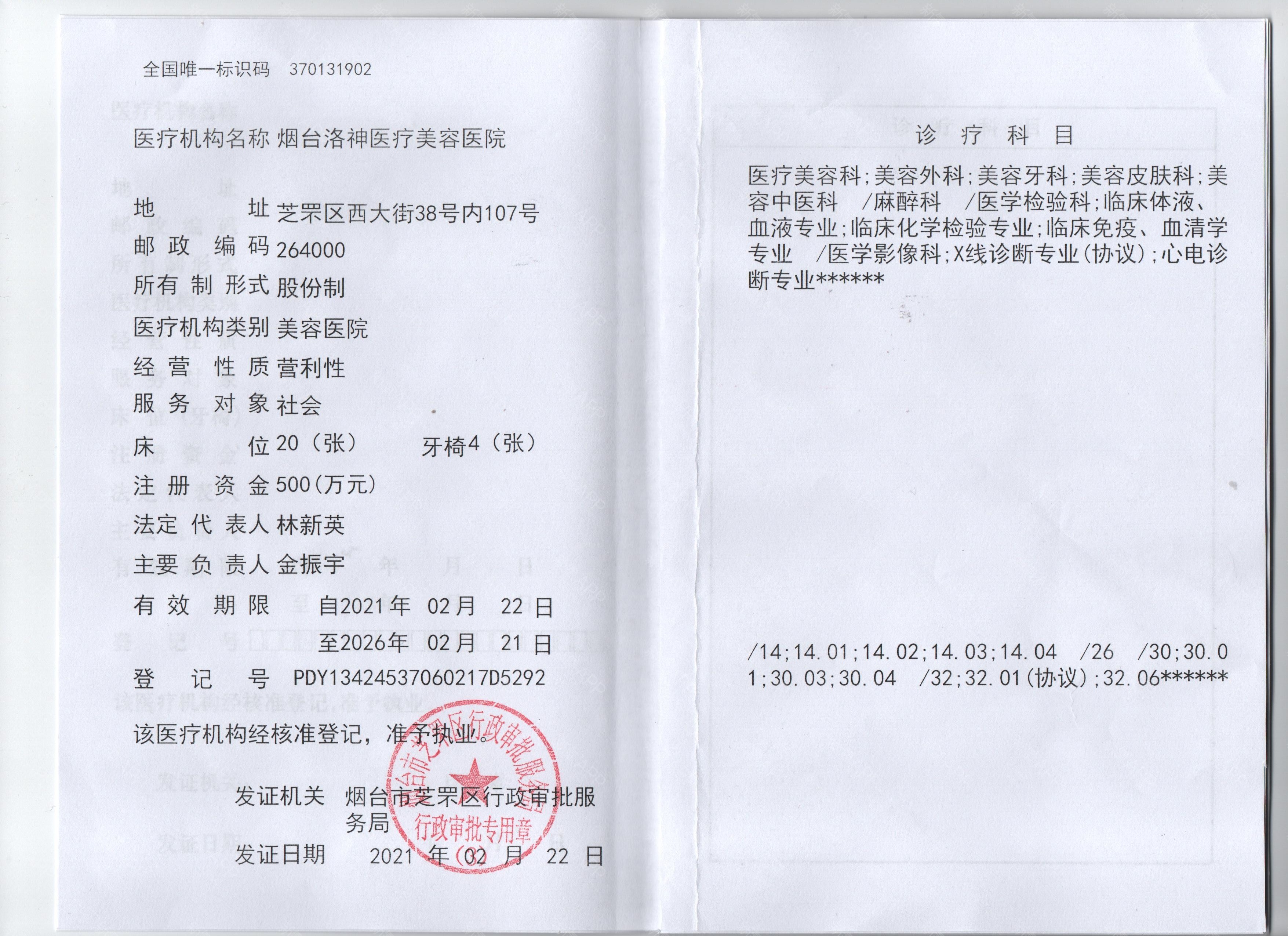 醫療許可證