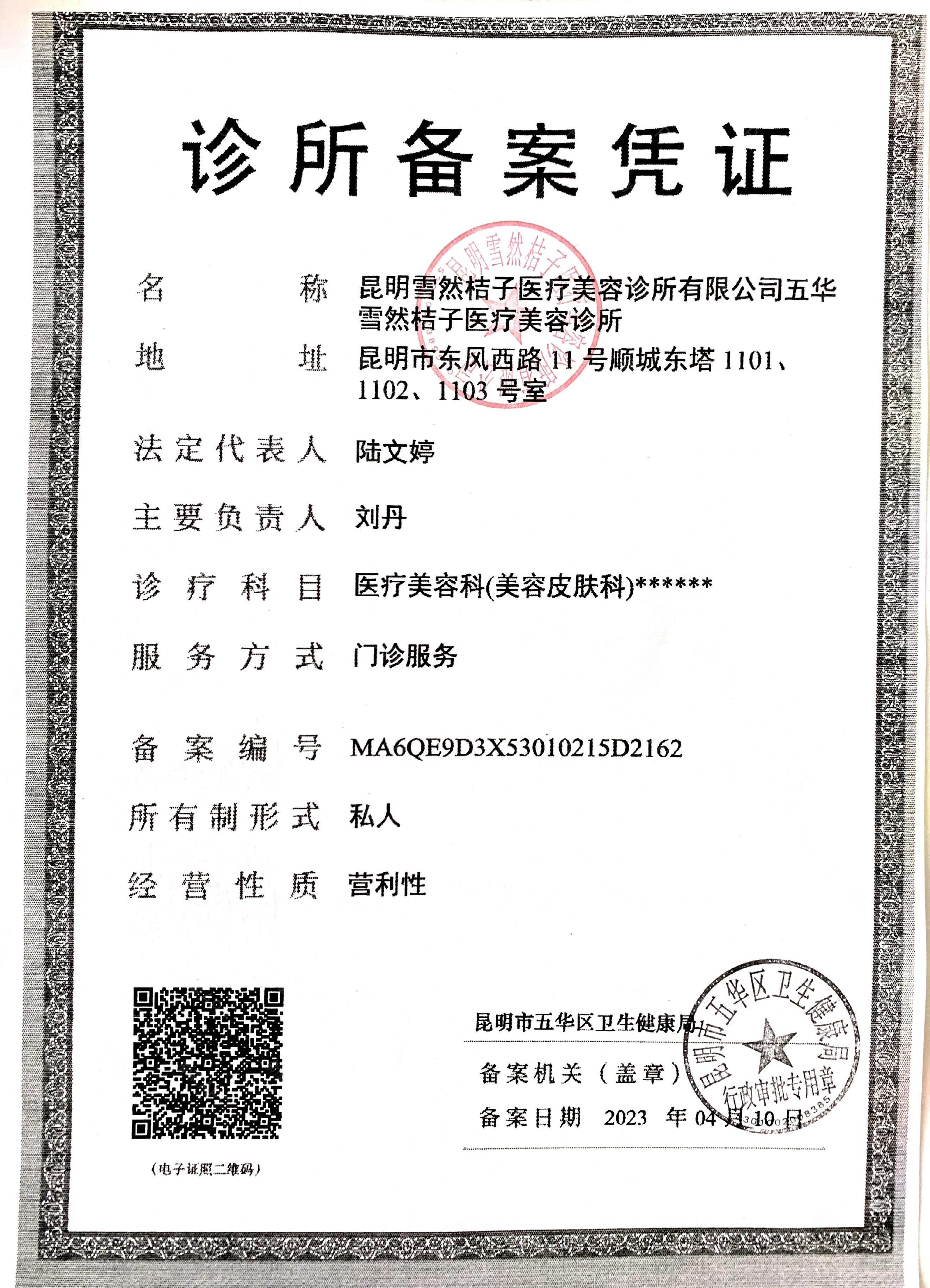 醫療許可證