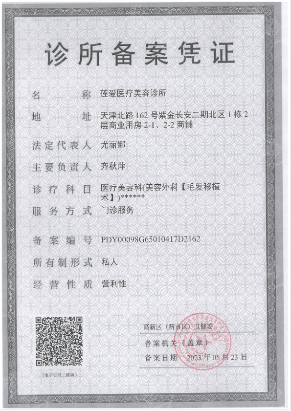 醫(yī)療許可證