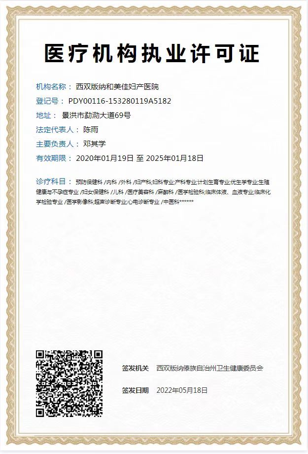 醫(yī)療許可證