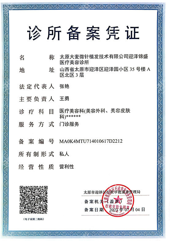 醫療許可證